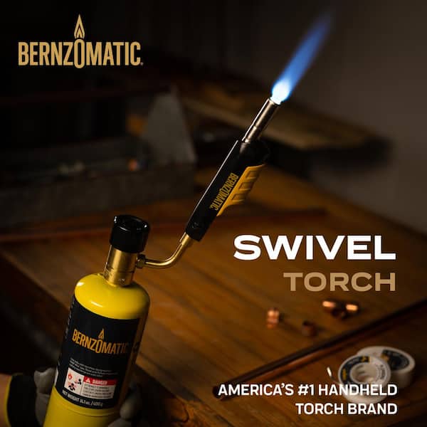 Map-Pro and Propane Gas Swivel Blow Torch with Trigger Ignition