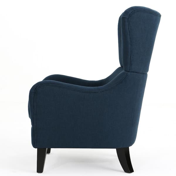 Quentin Navy Blue Fabric Sofa Chair