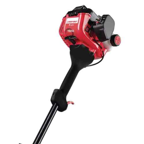 Troy-Bilt Gas String Trimmer 25cc Fixed Line Head Recoil Start Straight Shaft