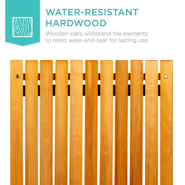 28 in. x 28 in. Foldable Wood Square Picnic Table with Carrying Case