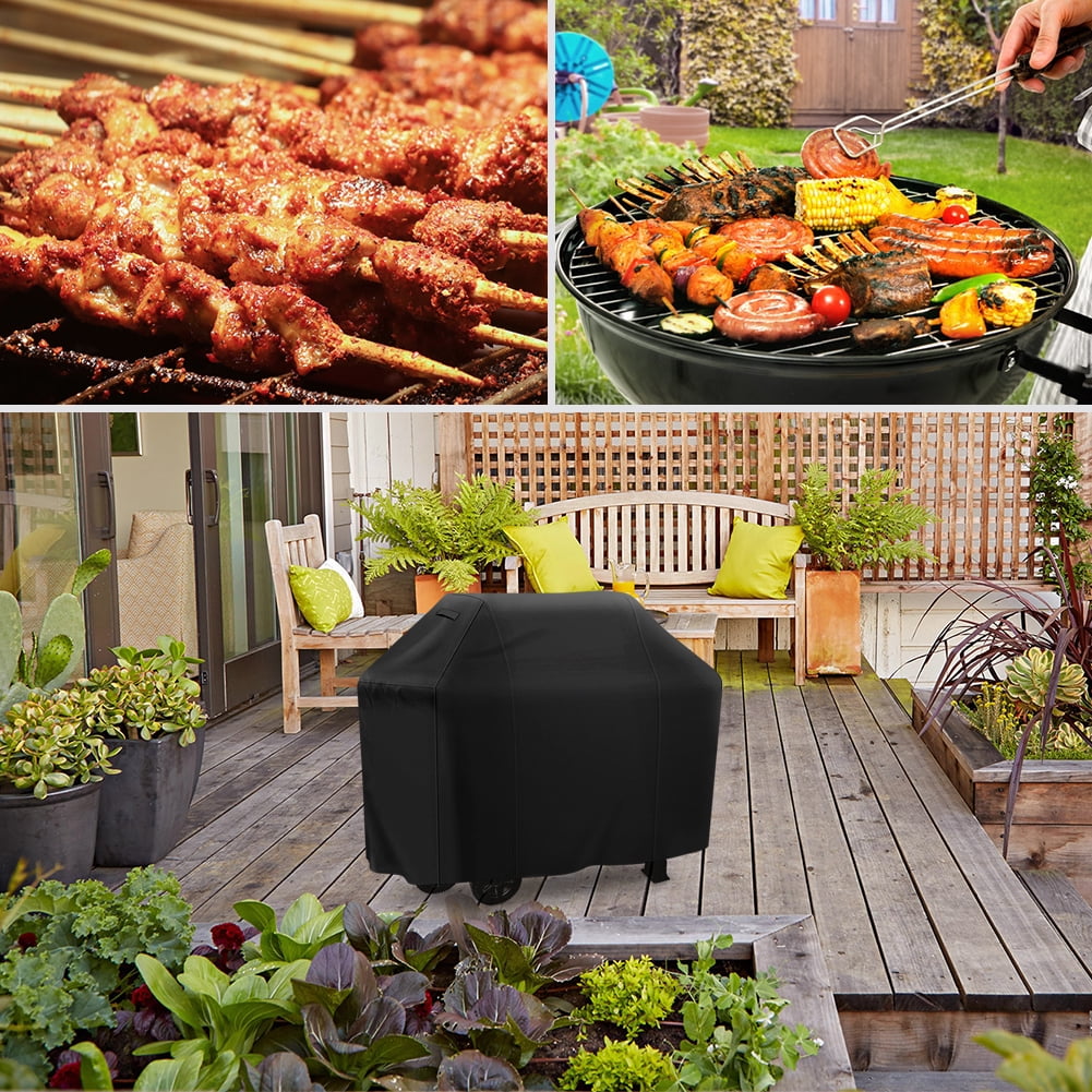 Icover Grill Cover 55 inch, Polyester Electric Smoker BBQ Cover, Light Weight, Weber Char-Broil