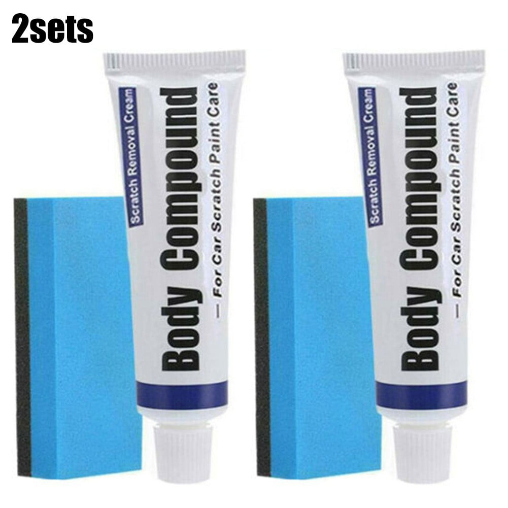 2Set Scratch Remover Car Polishing Body Compound Paste Paint Repair Kit