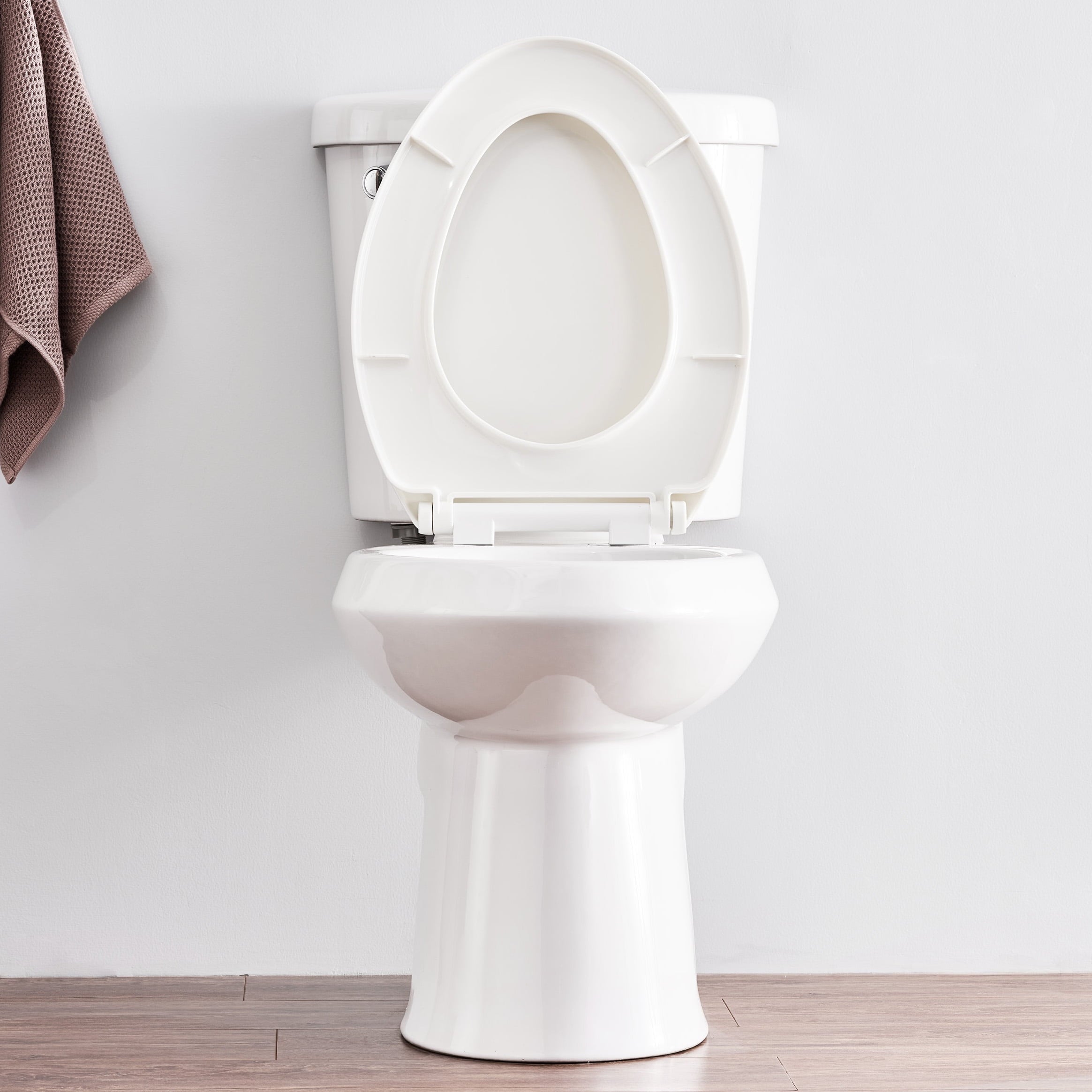 Evekare Night Glow ( Green Glow) Soft Close Elongated Toilet Seats In White