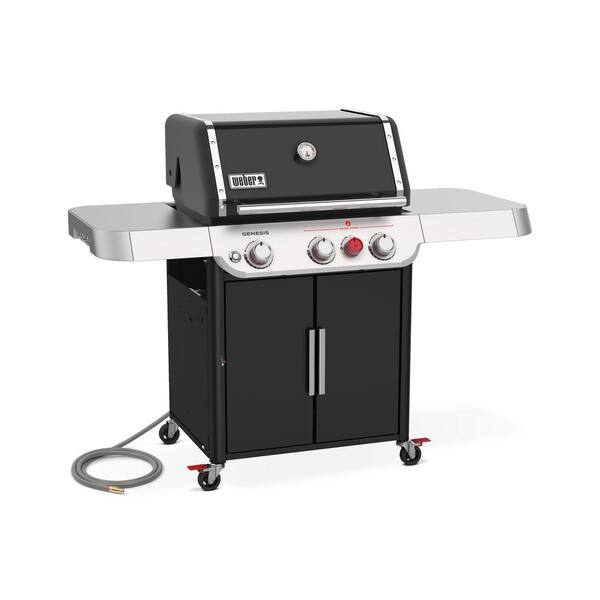 Genesis? E-325s Natural Gas Grill, Black with Premium Cover Included