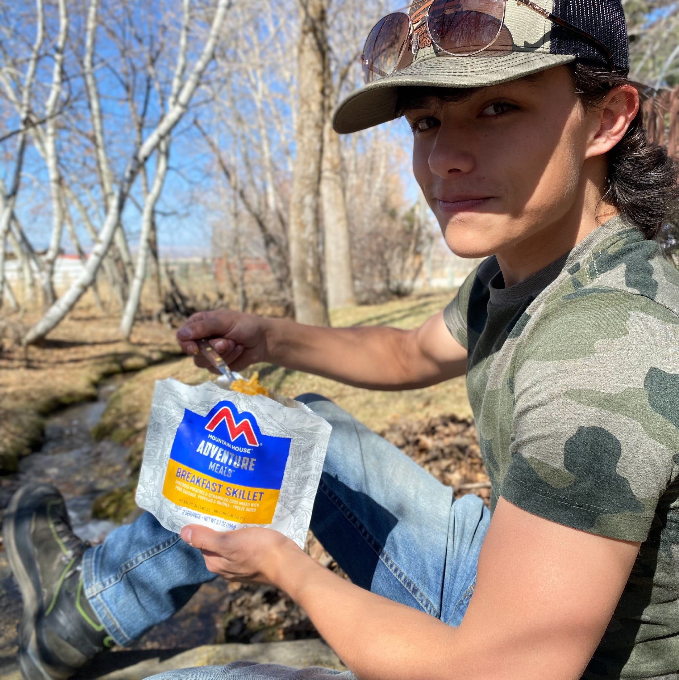 Mountain House Breakfast Skillet, Freeze-Dried Camping & Backpacking Food, 2 Servings, GF