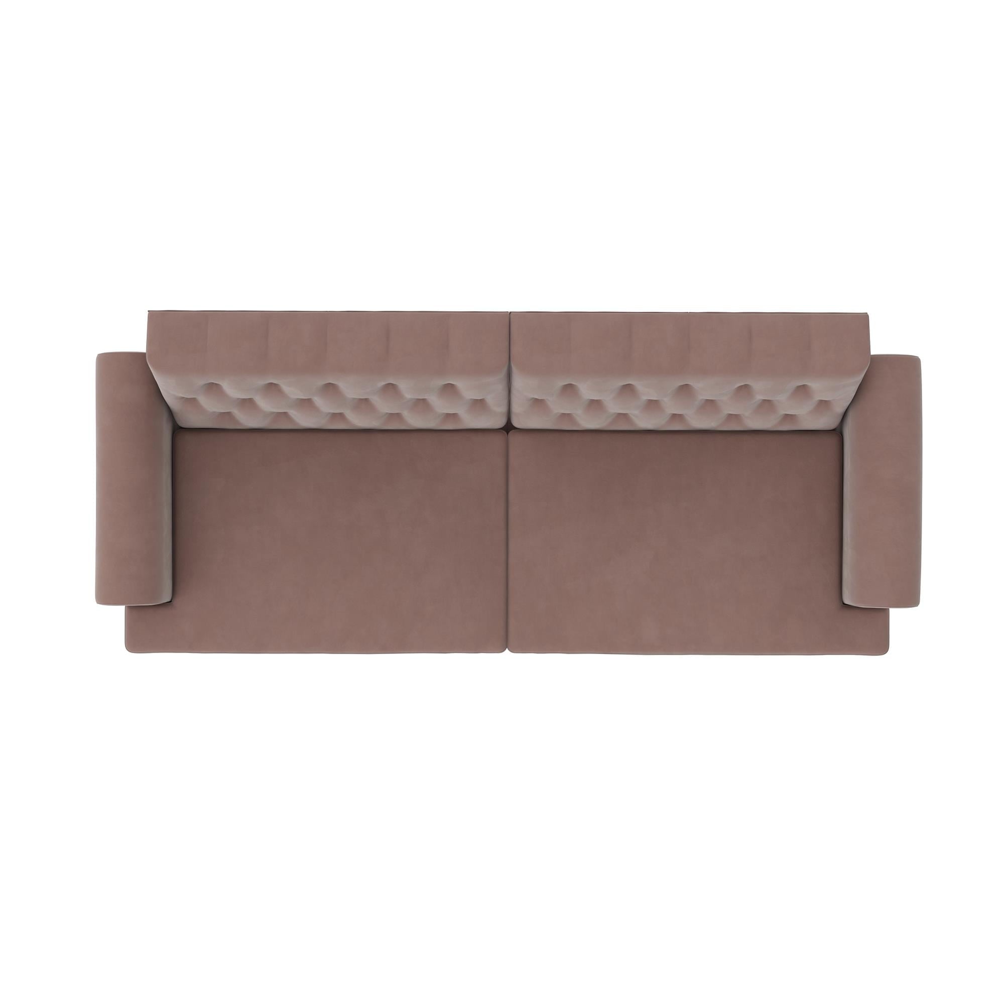 Novogratz Cassidy Upholstered Futon, Blush Velvet