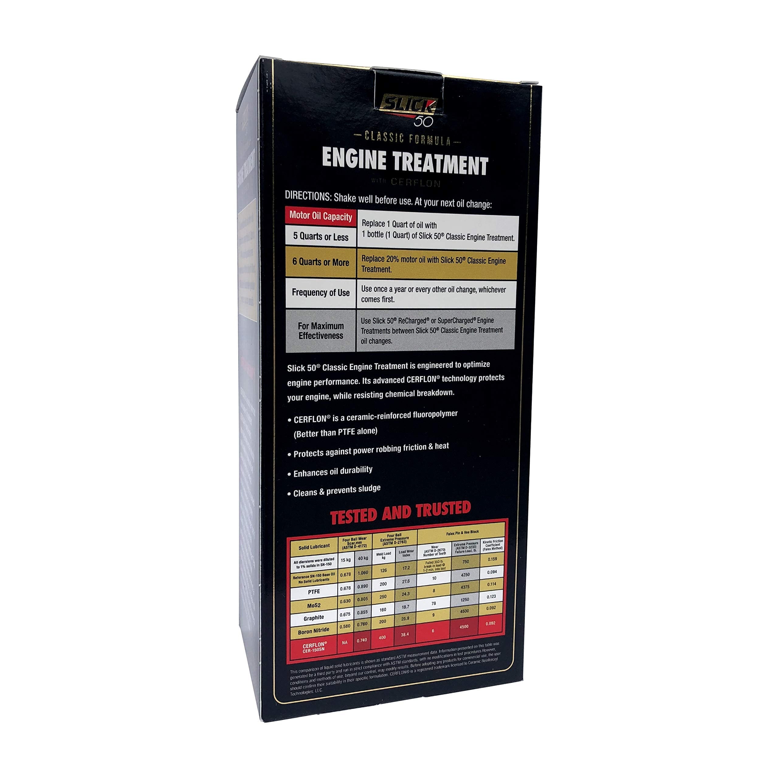 Slick 50 Original Classic Engine Treatment with Ceramic Cerflon PTFE, SL-750017, 32 fl. oz, 1 Pack
