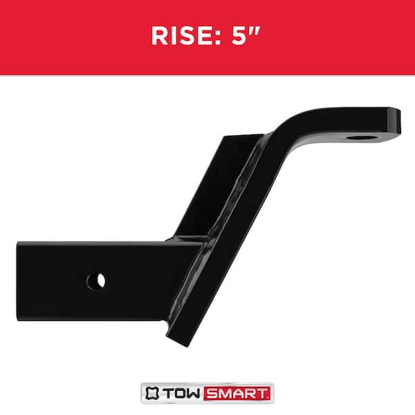 Class V, 21,000 lb., 7 in. Drop x 5 in. Rise x 1-1/4 in. Shank, Trailer Hitch Ball Mount