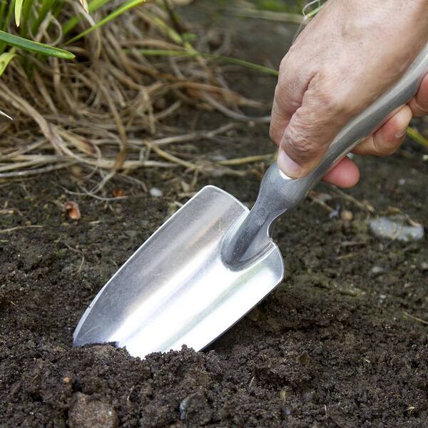 3-Piece Garden Tool Set Heavy-Duty Cast Aluminum Trowel, Spade and Cultivator