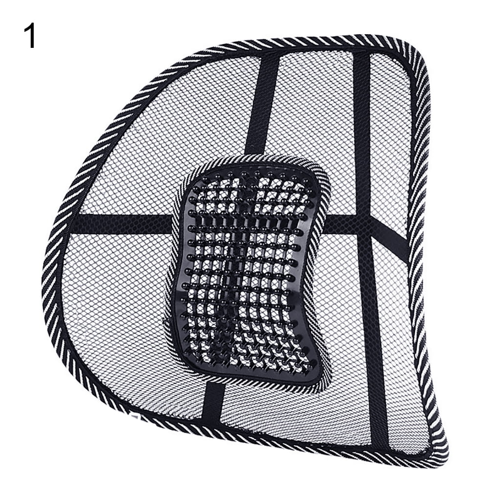 Taluosi Ice Silk Mesh Car Seat Back Cushion Lumbar Waist Support Relief Office Home Pad