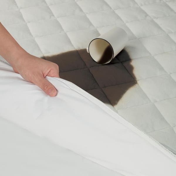 Cooling Medium Standard Polyester Queen Mattress Pad