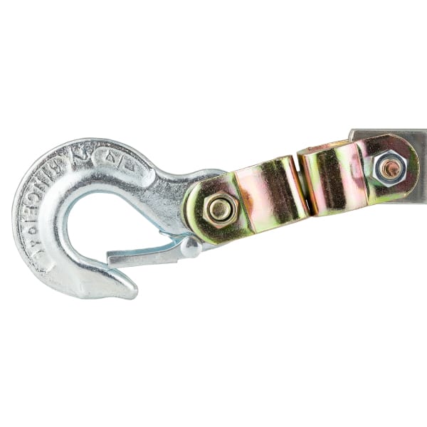 2,000 lb. 1-Ton Capacity 12 ft. Max Lift 15:1 Leverage Winch Puller Come Along Tool with 12 ft. of Cable Included