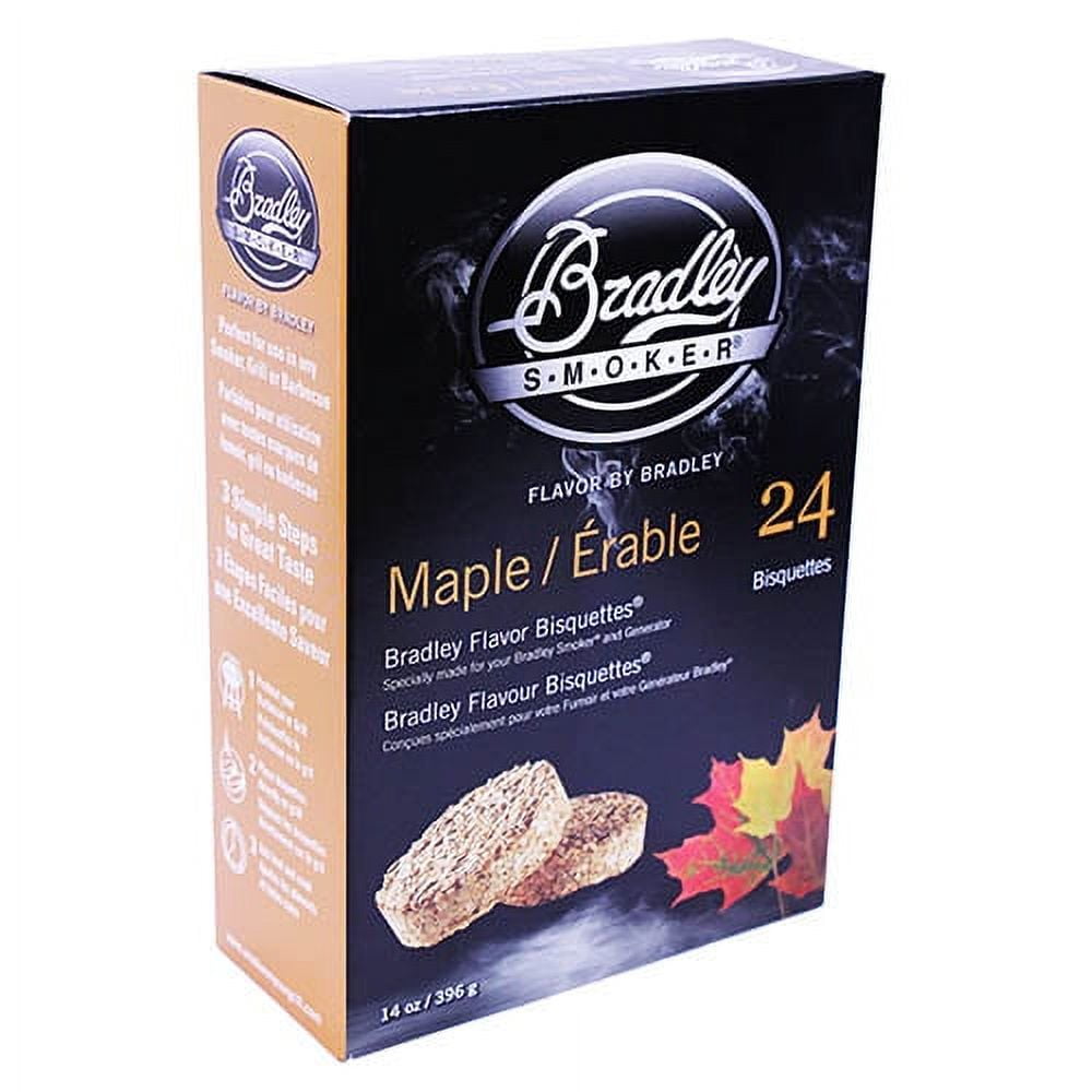 Bradley Smoker Maple Bisquettes--24 Pack