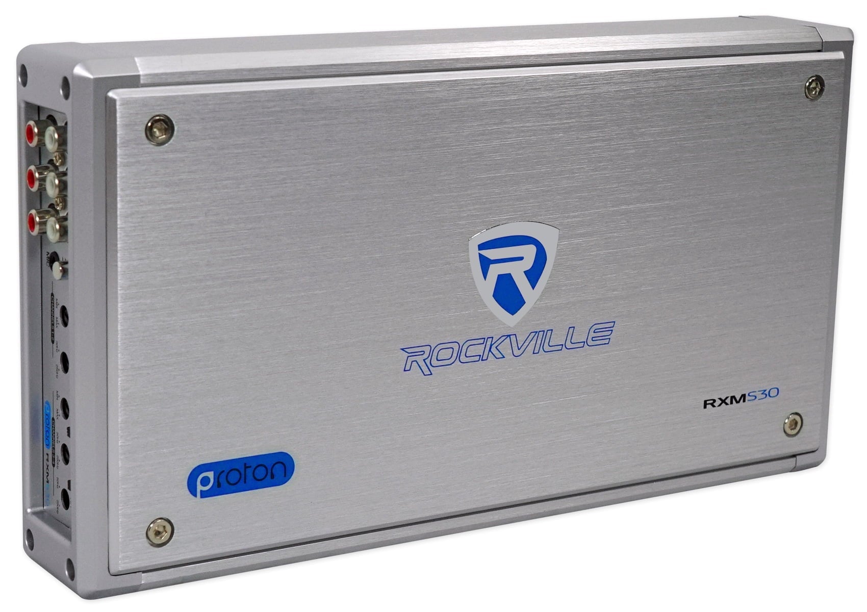 Rockville RXM-S30 Micro Marine/ATV Amplifier 2400w Peak 4 Channel 4x150W+Amp Kit