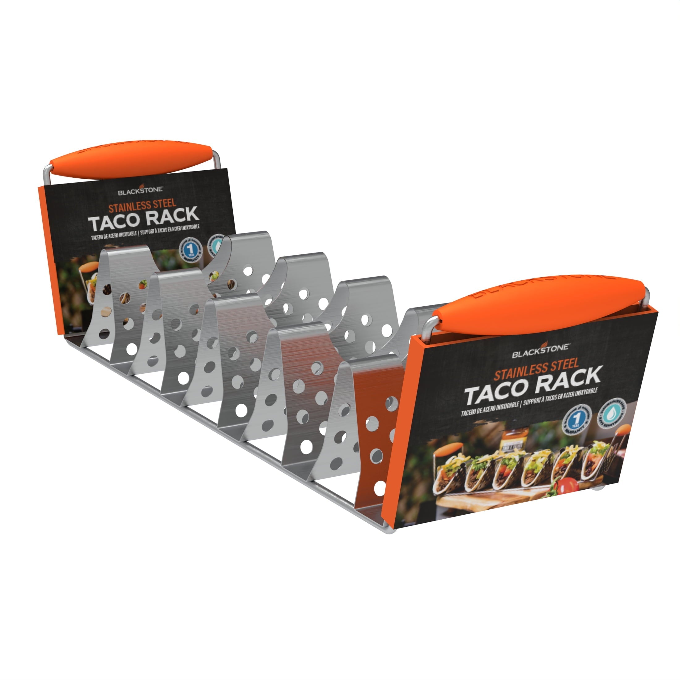 Blackstone Stainless Steel Taco Rack Holder with Handles