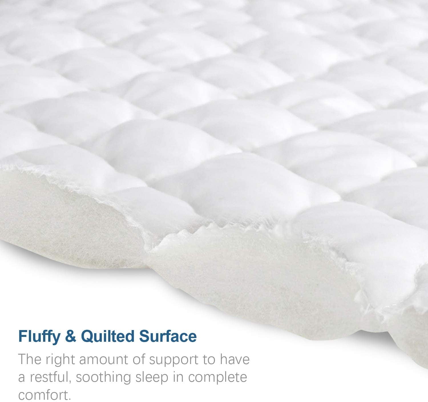 Fitted Microfiber Mattress Encasement, Full, Waterproof, Easy Care, Breathable