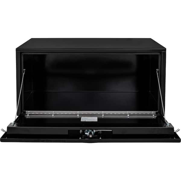 18 in. x 18 in. x 30 in. Gloss Black Steel Underbody Truck Tool Box