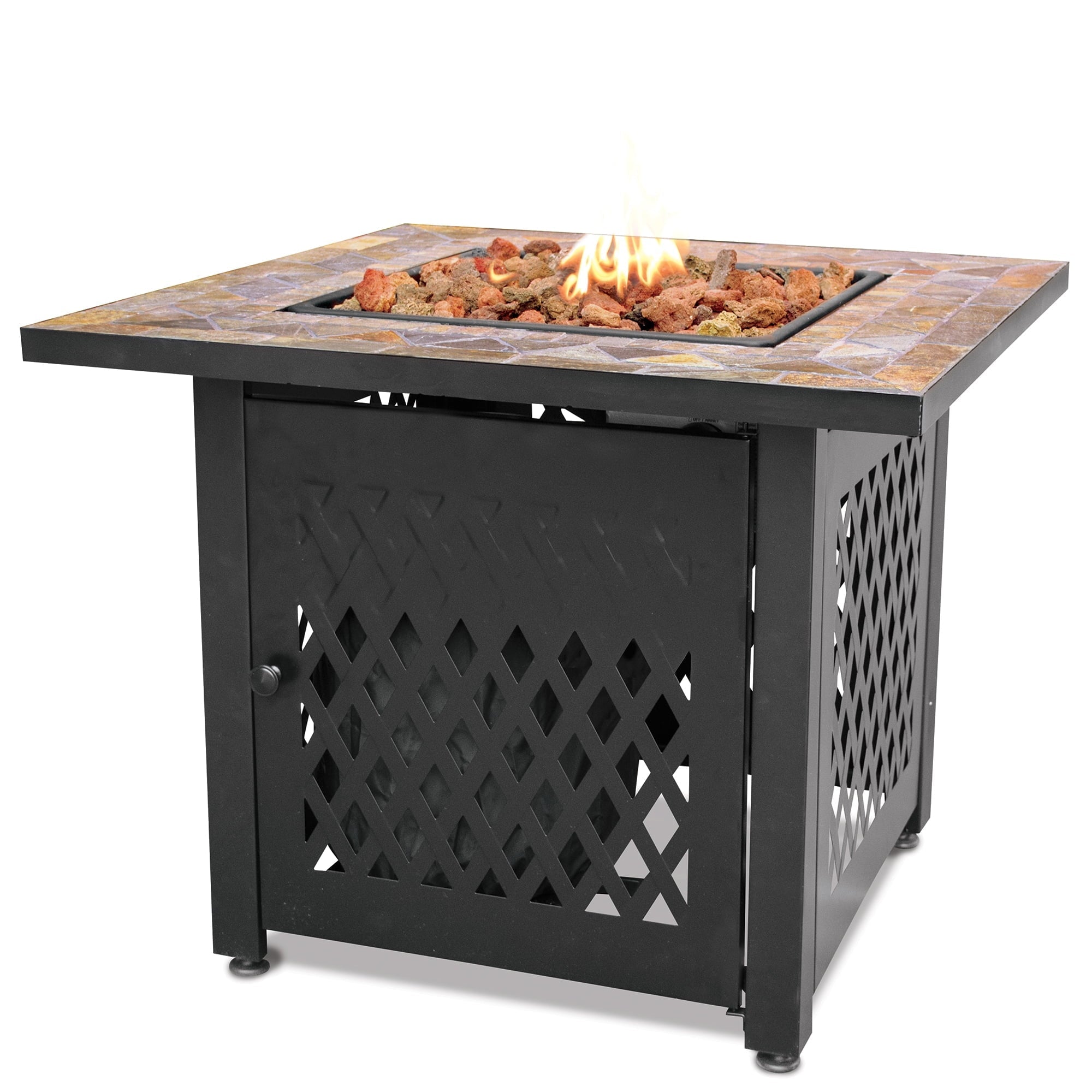 Endless Summer 30,000 BTU LP Gas Fire Table with Lava Rock