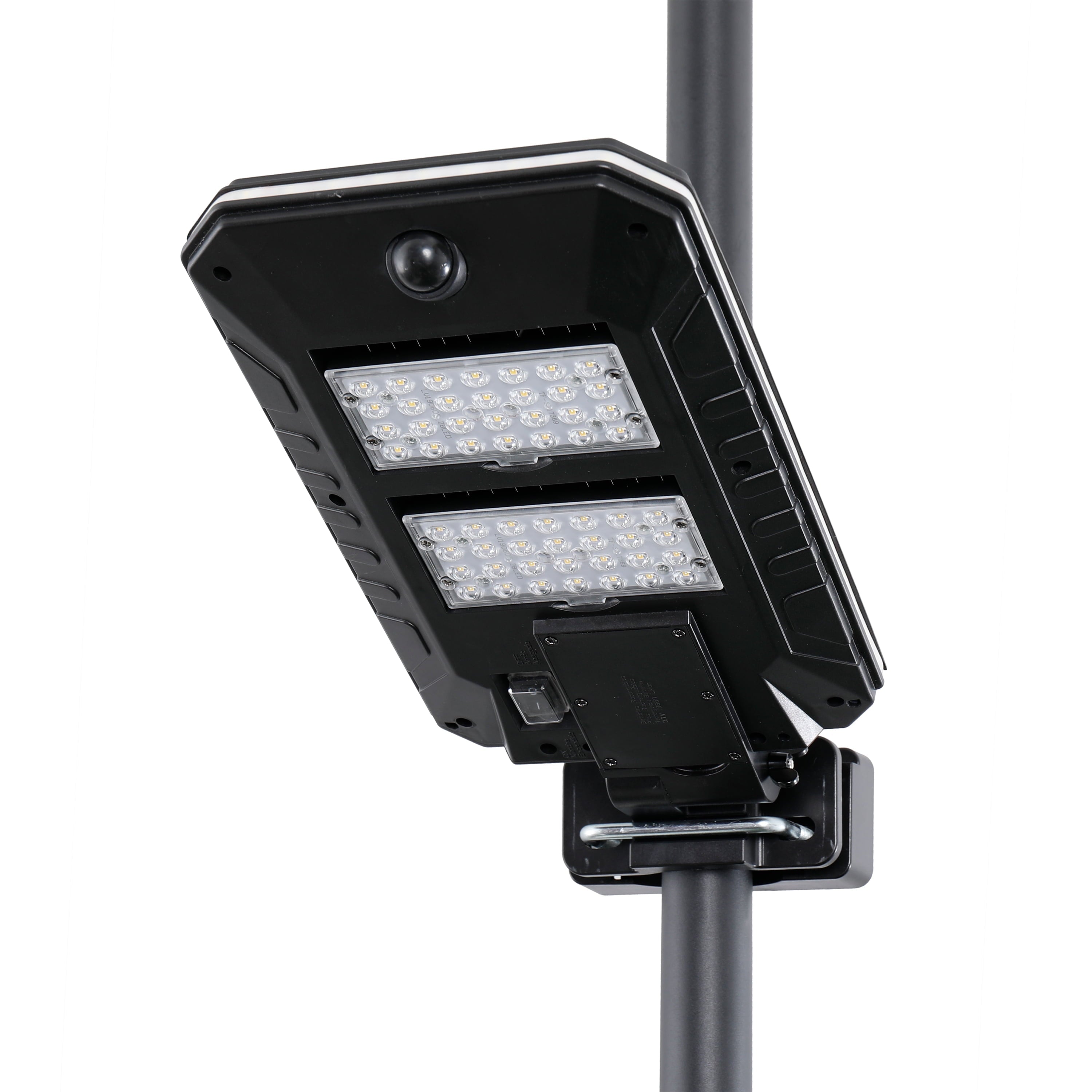Hyper Tough 1000 Lumen LED Solar Street Light with Standby Lighting Mode Light Band
