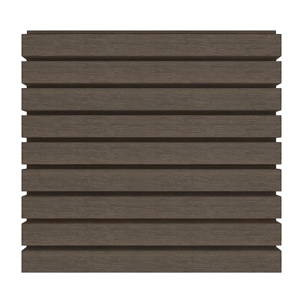European Siding System 7.7 in. x 192 in. Composite Belgian Board Siding in Brazilian Ipe (10-Piece)