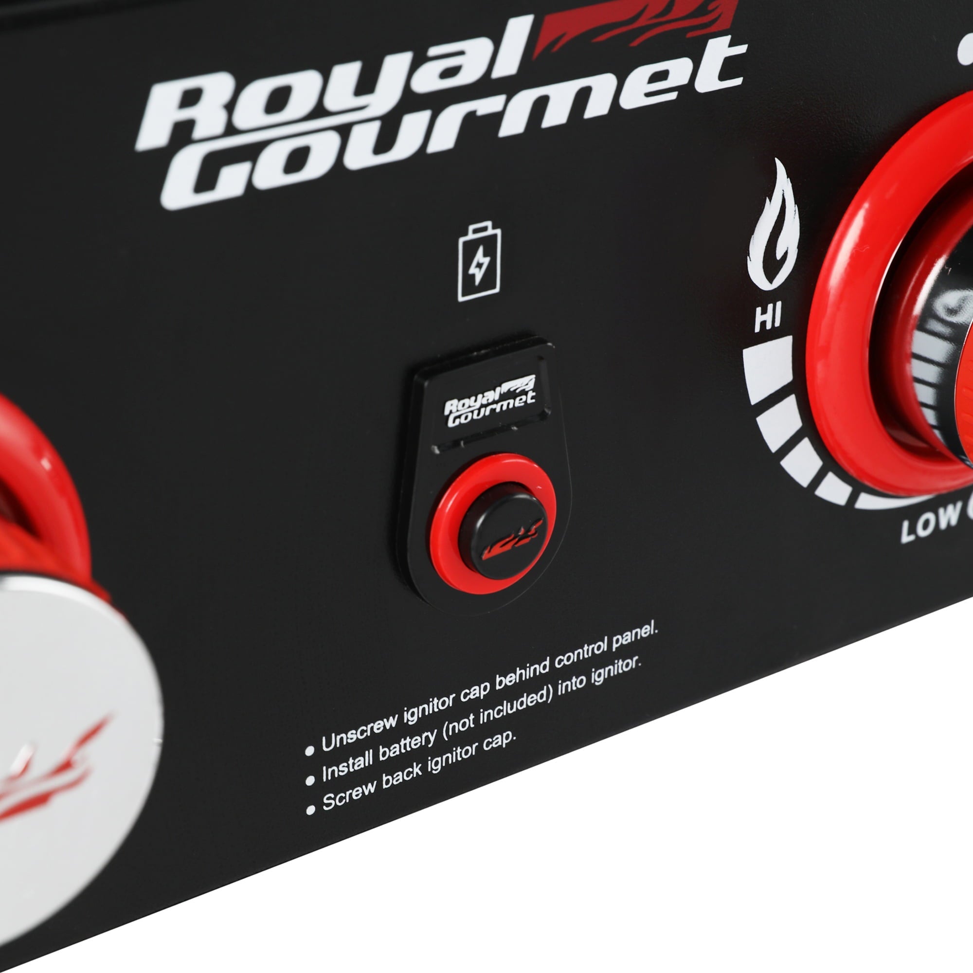 Gourmet 4-Burner GD4002T Portable Gas Grill and Griddle Combo, 40000 BTU