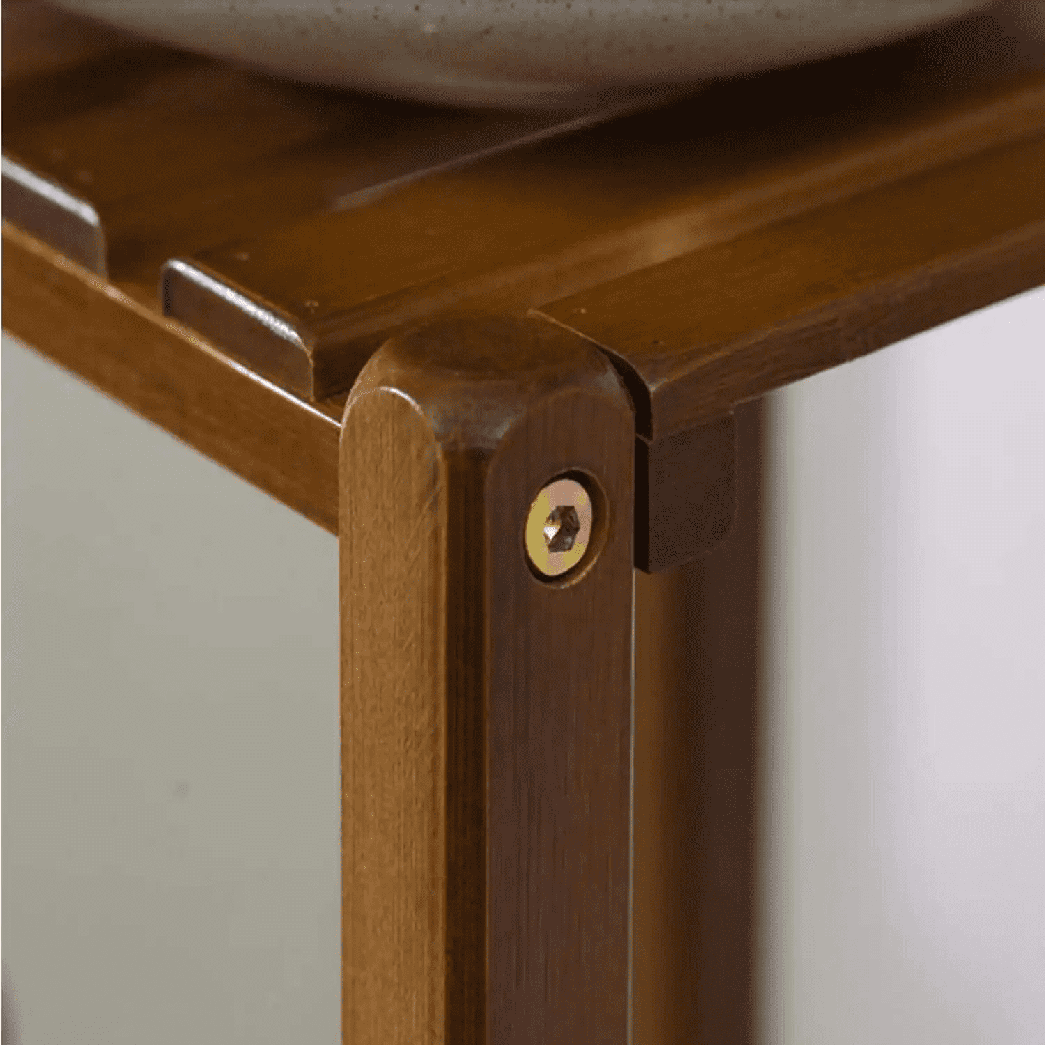 Magshion Bamboo 2 Tier Tall Plant Stand Pot Holder Small Space Table