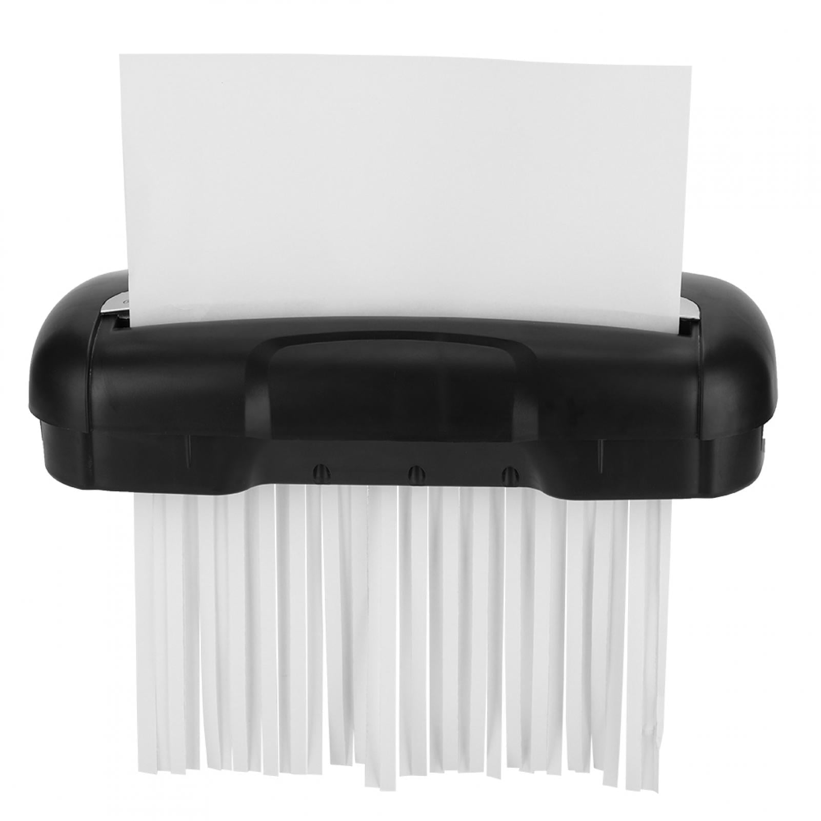 AUNMAS Paper Shredder for Office, 6 Sheet Electric Shredder for Credit Card Strip Micro Cut Destroy Machine