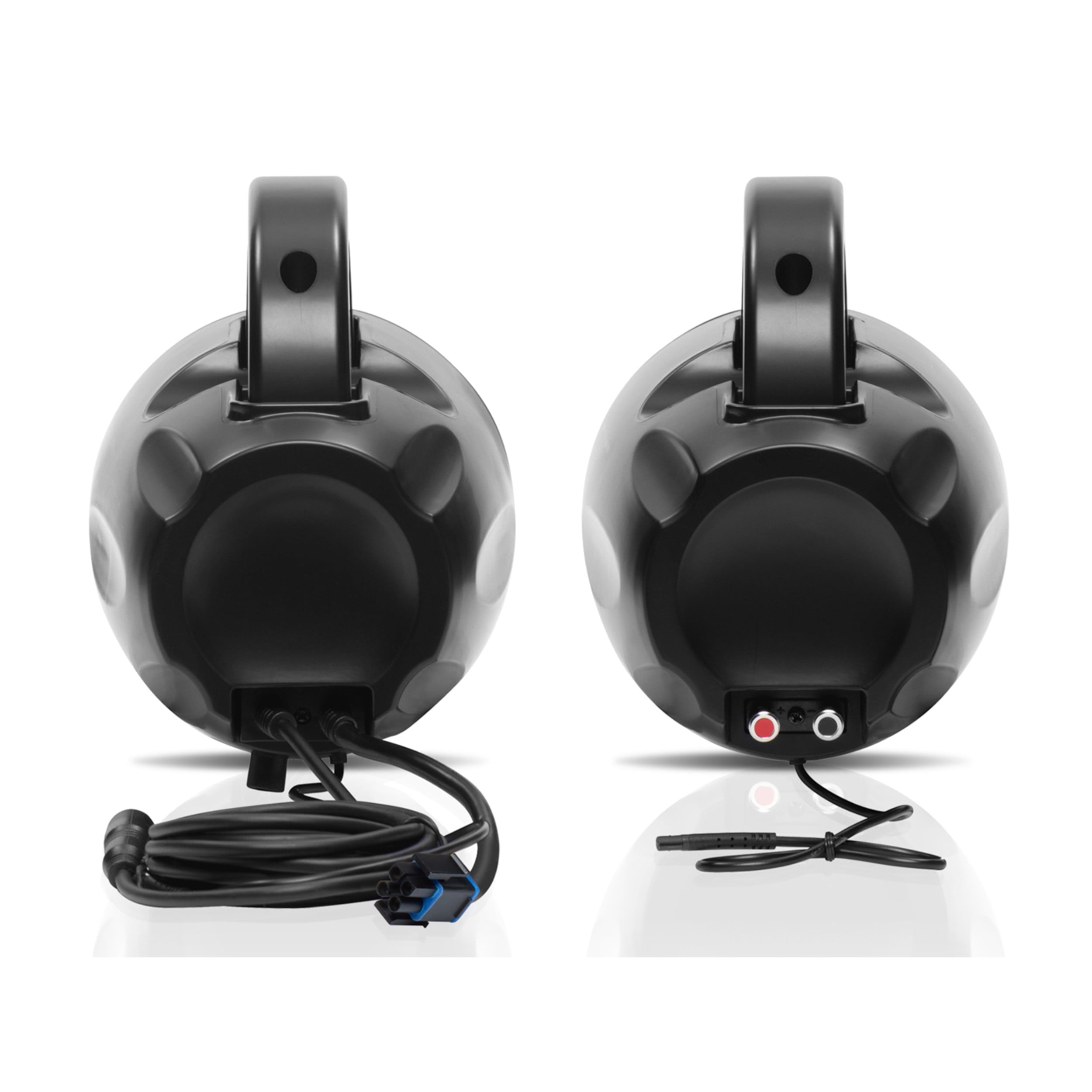 BOSS Audio Systems B40RGB ATV UTV Marine Weatherproof System - Amplified, 4 Inch Stereo Speakers, Full Range, 2 Way, Full Range Audio, Tweeters, Bluetooth, IPX5 Rated Weatherproof, Sold in Pairs