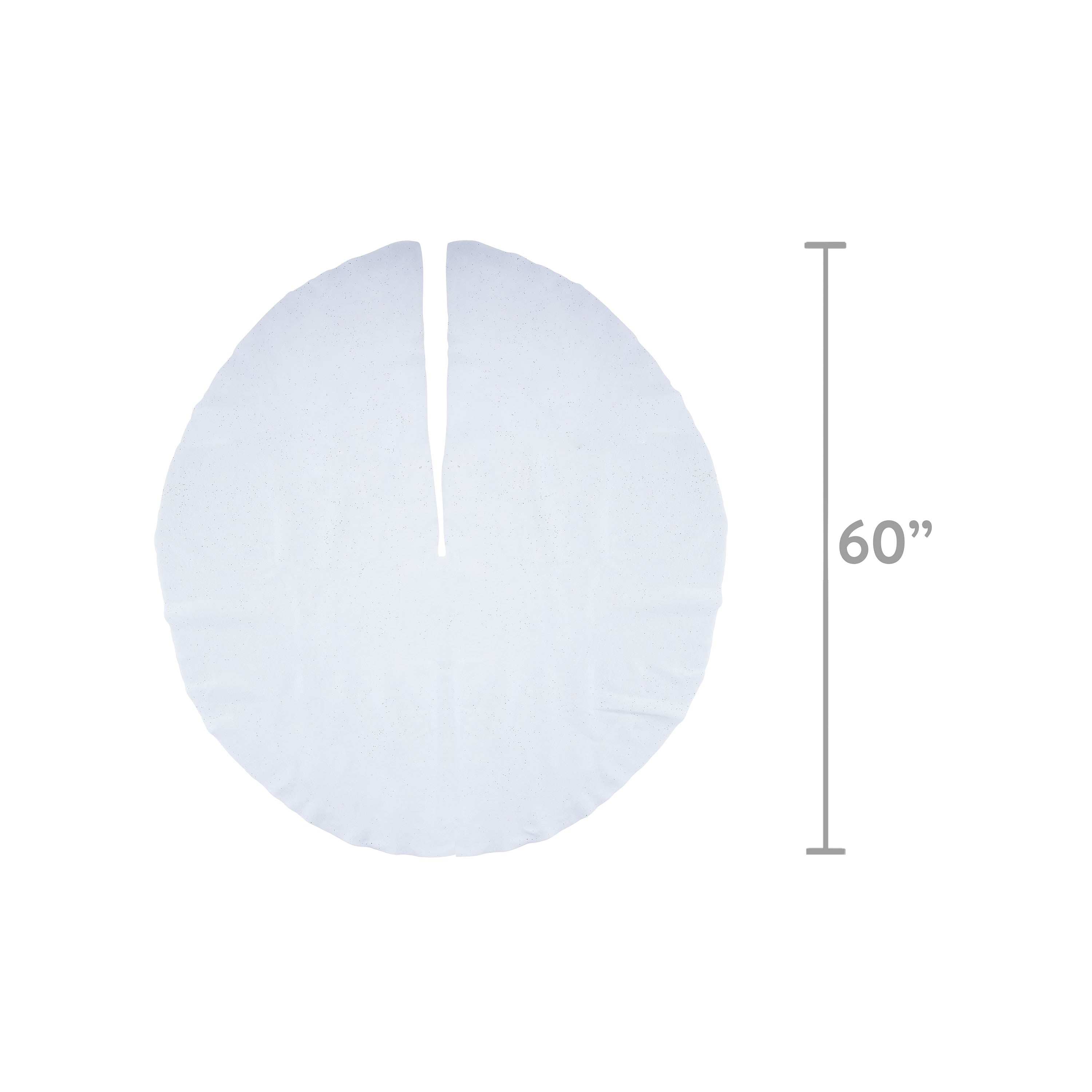 Buffalo Snow 60 inch Sparkl Tex Tree Skirt