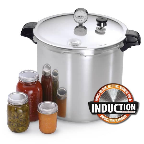 23 qt. Aluminum Pressure Canner with Rack