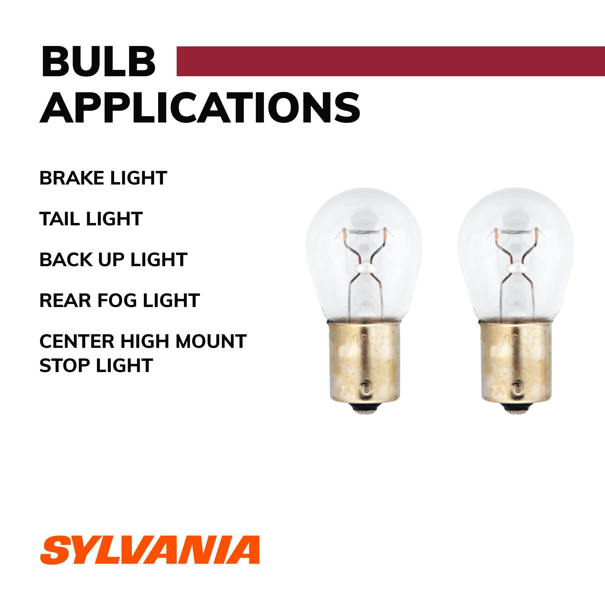 Sylvania 7506 Long Life Automotive Mini Bulb, Pack of 2.
