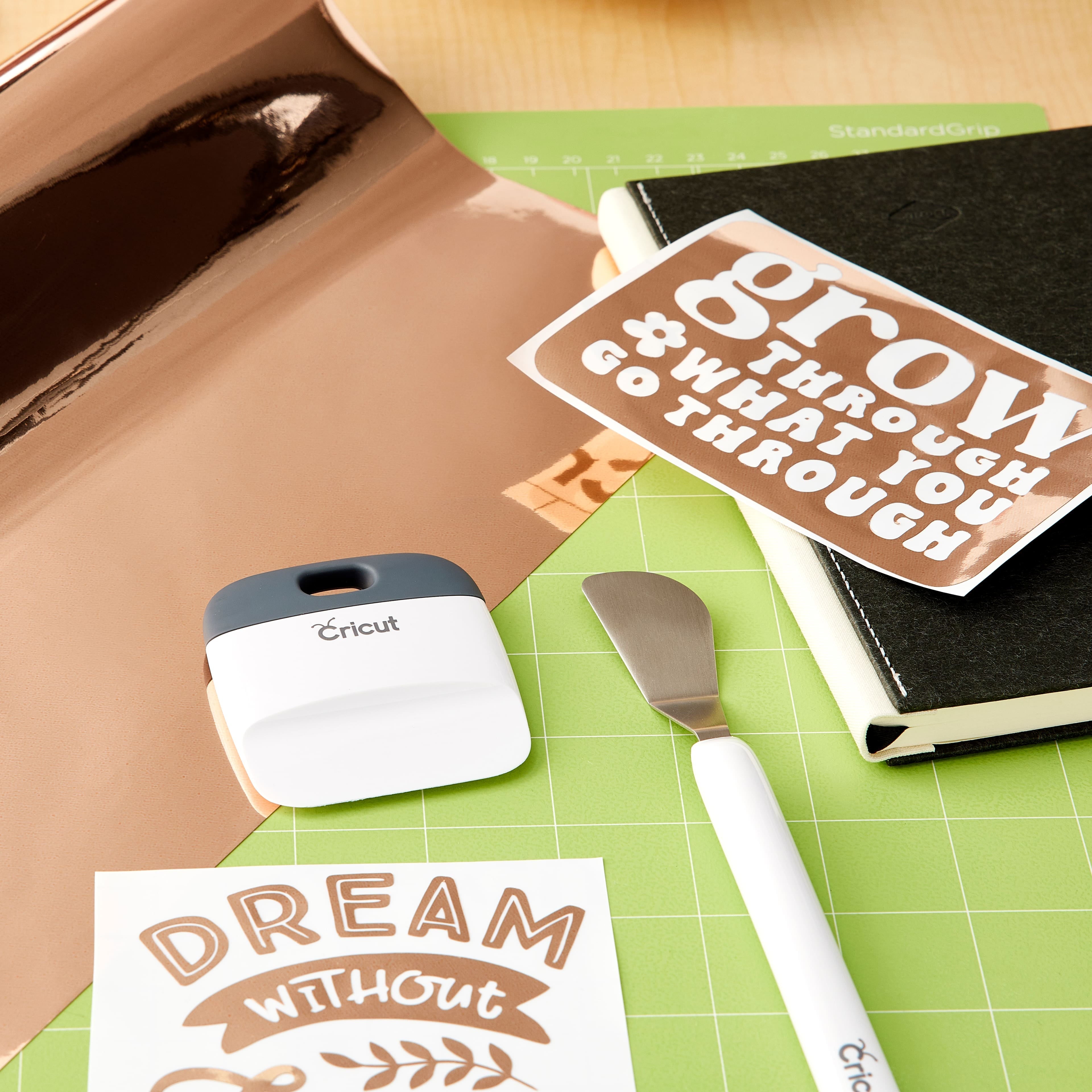 9 Pack: Cricut® Metallic Adhesive Foil, Rose Gold