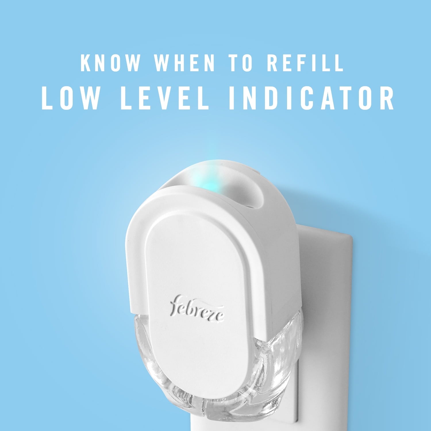 Febreze Plug Air Freshener Serene Vanilla Sunrise, (2) 0.87 oz. Oil Refills