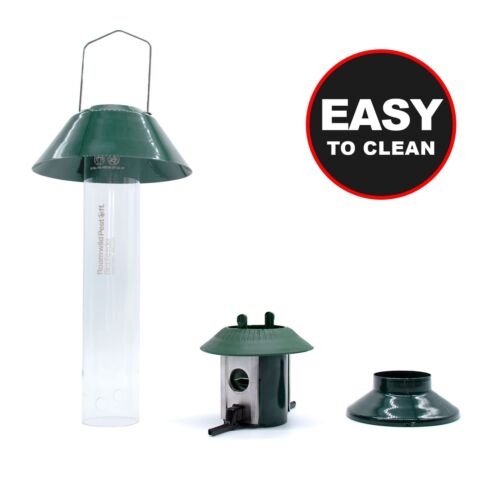 Roamwild PestOff Squirrel Proof Wild Bird Feeder Mixed Seed Sunflower Heart V...