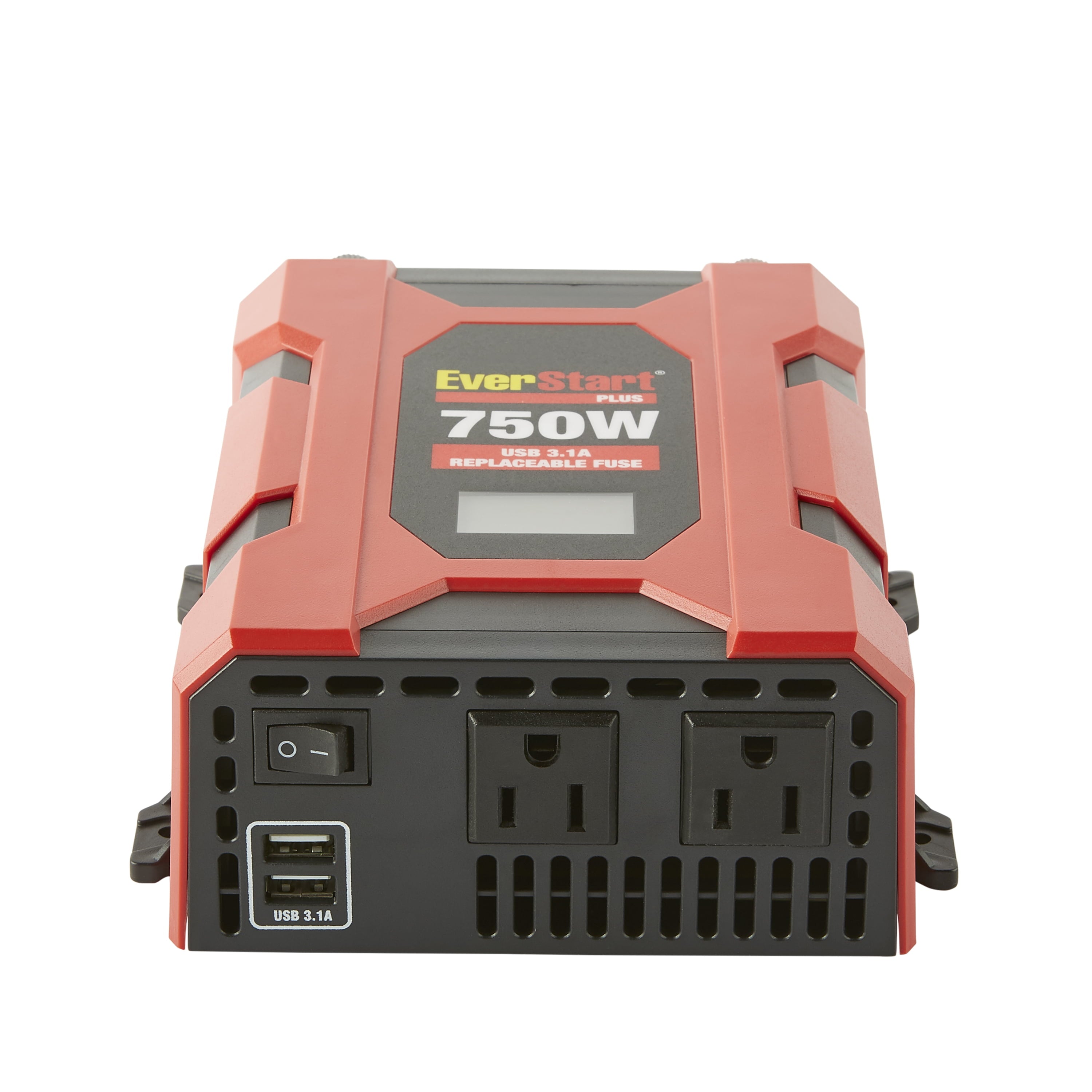 EverStart 750 Watts Portable Slim Inverter with Digital Display and Multiple USB and AC Ports