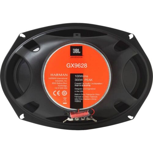 JBL GX9628 6"x9" 300 Watts Maximum Power Coaxial Car Audio Speakers