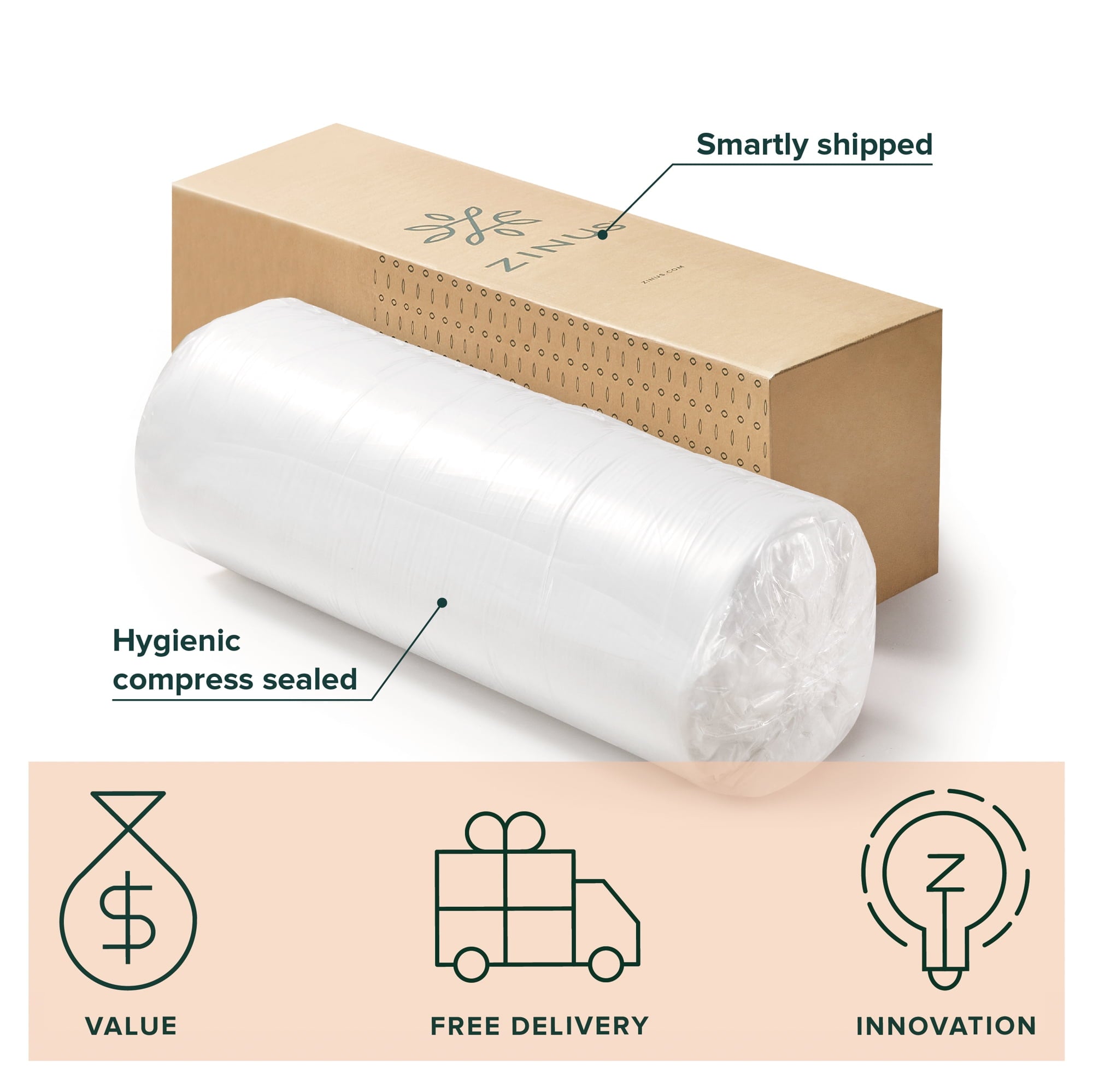 12¡± Green Tea Memory Foam Mattress, King