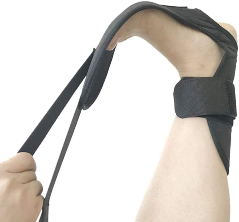 Seenda Foot and Calf Stretcher-Plantar Fasciitis Rehabilitation Training Belt Yoga Stretching Fitness Belt Leg Strain Massage Band Physical Exercise