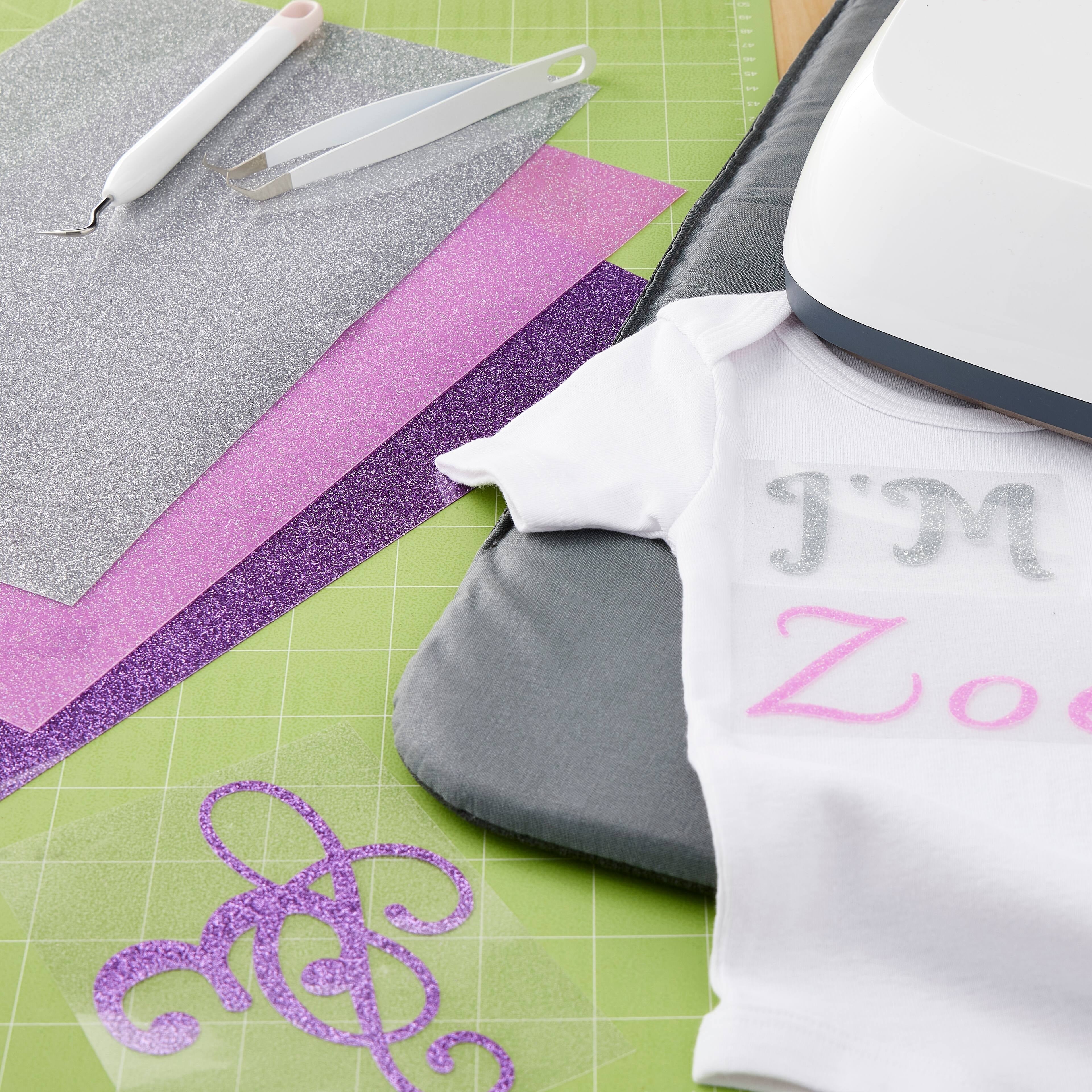 6 Packs: 3 ct. (18 total) Cricut® Glitter Iron-On™ Princess Sampler