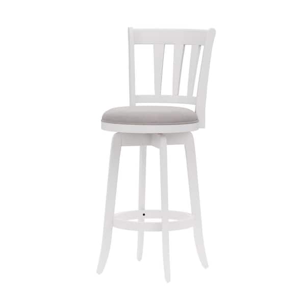 Presque Isle 30 in. White Barstool