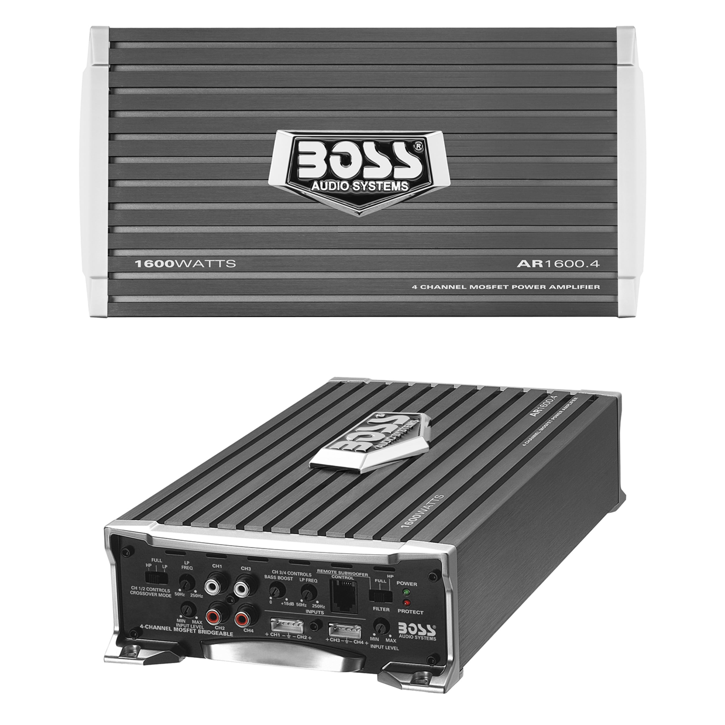 BOSS Audio Systems AR1600.4 4 Channel Car Amplifier, 1600 Watts, Mosfet Power