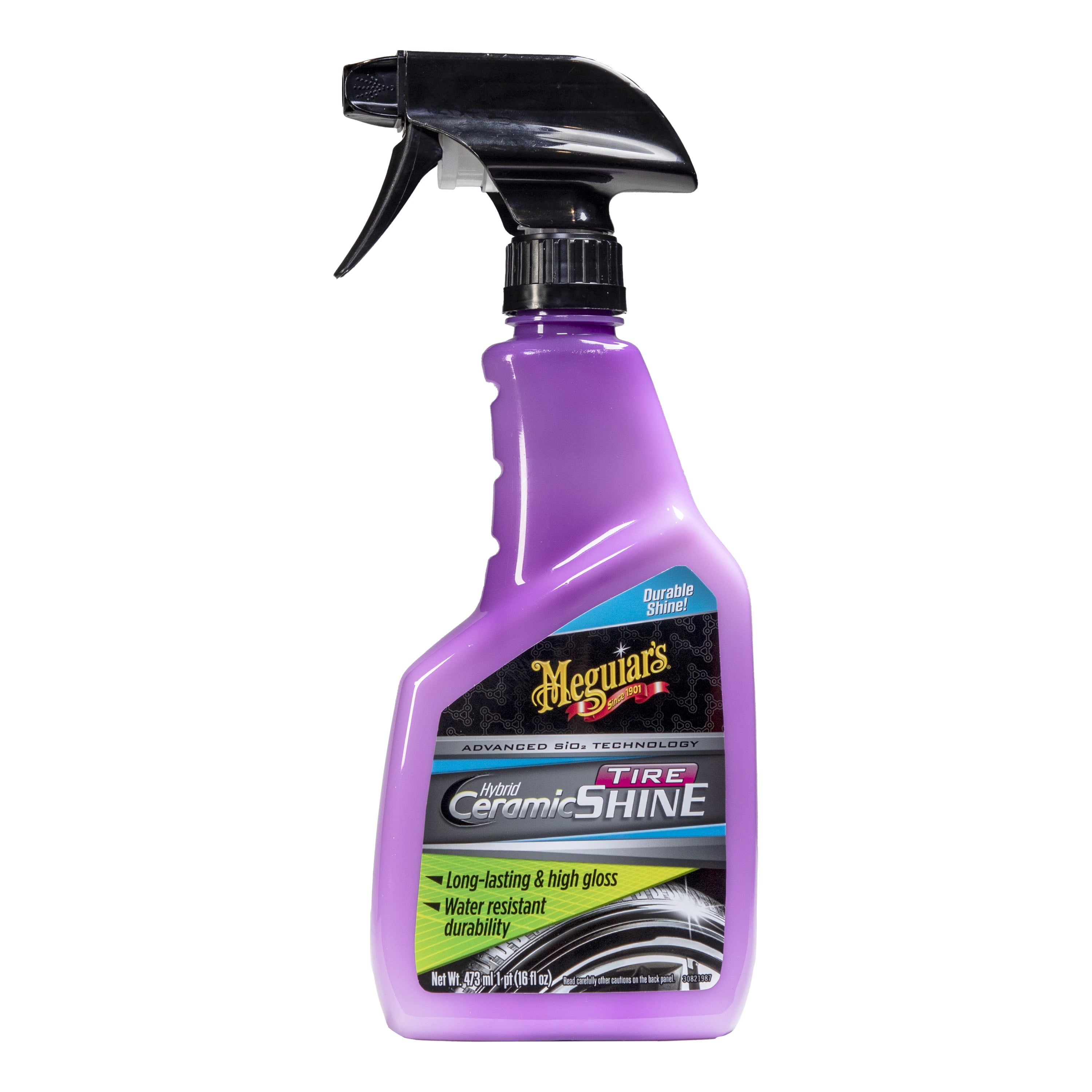 Meguiar’s Hybrid Ceramic Tire Shine, Durable High Gloss Shine that Lasts, G230416, 16 oz