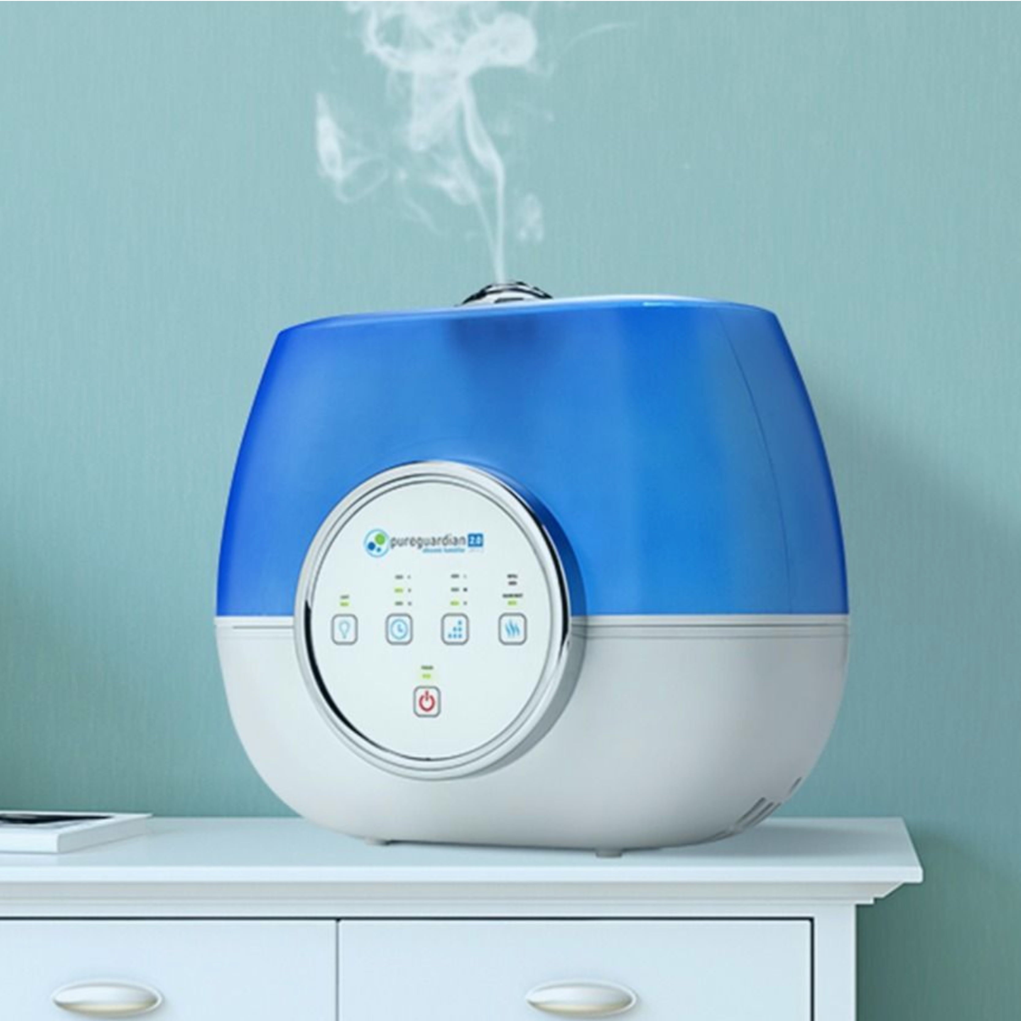 Pure Guardian 600 Sq. ft. 2-Gallon Warm and Cool Mist Ultrasonic Humidifier, H4810AR