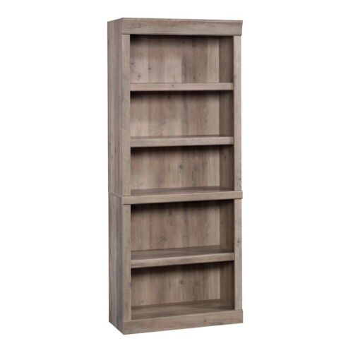 Better Homes & Gardens Glendale 5 Shelf Bookcase Wood Composite,Rust<wbr/>ic Gray