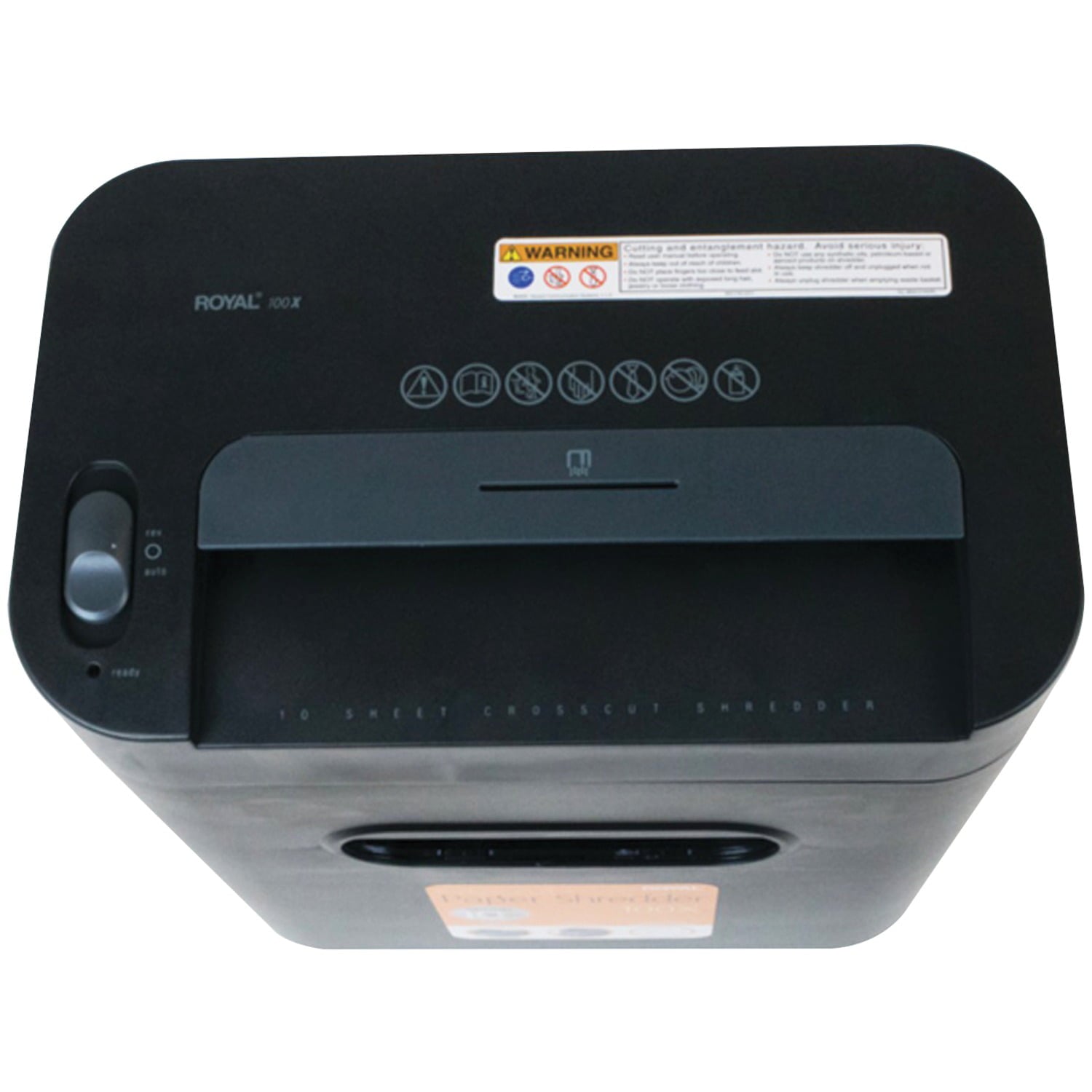 Royal 29171Y 100X 10-Sheet Crosscut Shredder