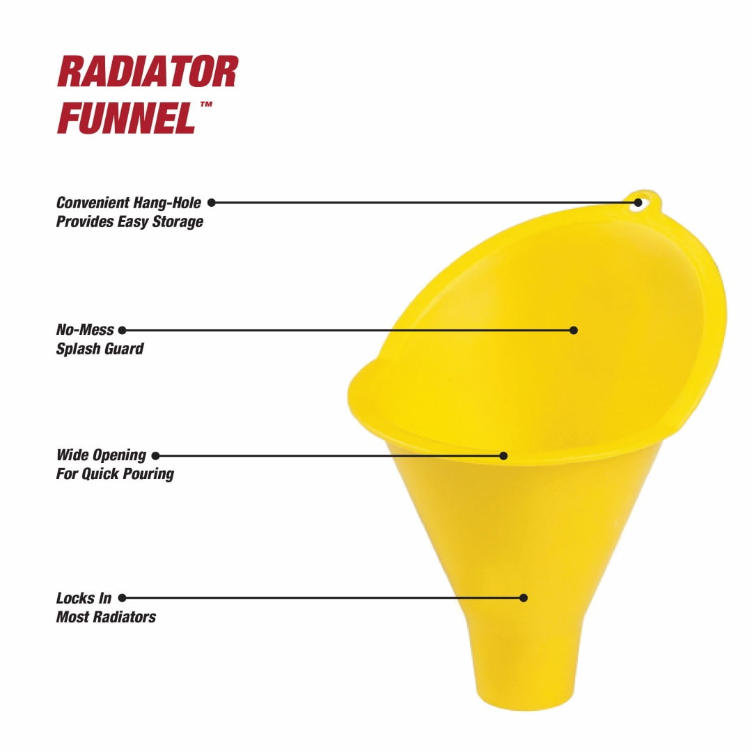 Hyper Tough Super Funnel Trio, Multi Purpose Plastic Automotive Funnel Set, 3 Pieces