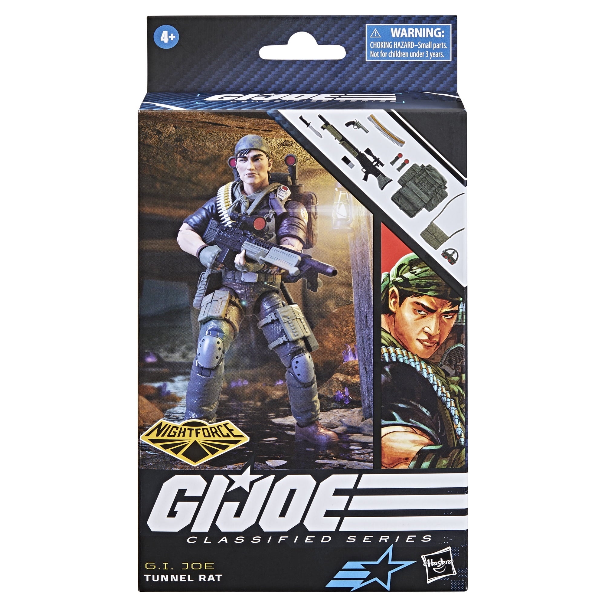 G.I. Joe Classified Series Night Force Tunnel Rat, Collectible G.I. Joe Action Figure (6