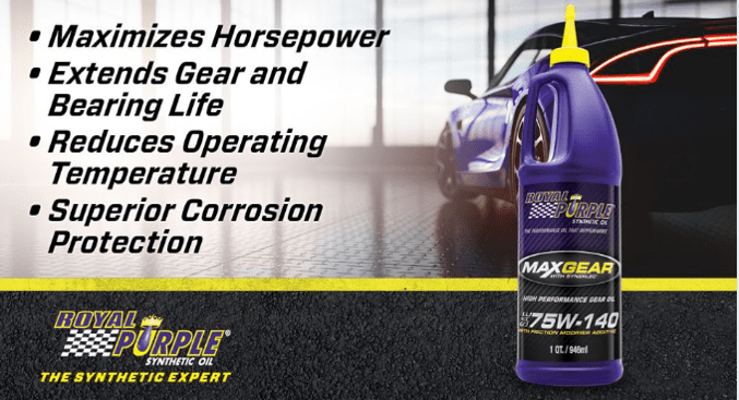 Royal Purple Max Gear 75W-140 Gear Oil, 1 Quart