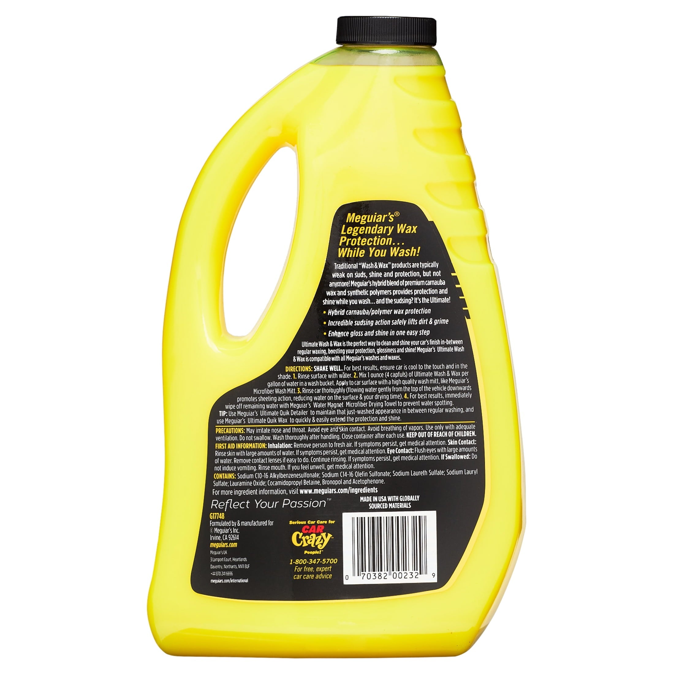 Meguiar's G17748 Ultimate Wash and Wax, 48 oz