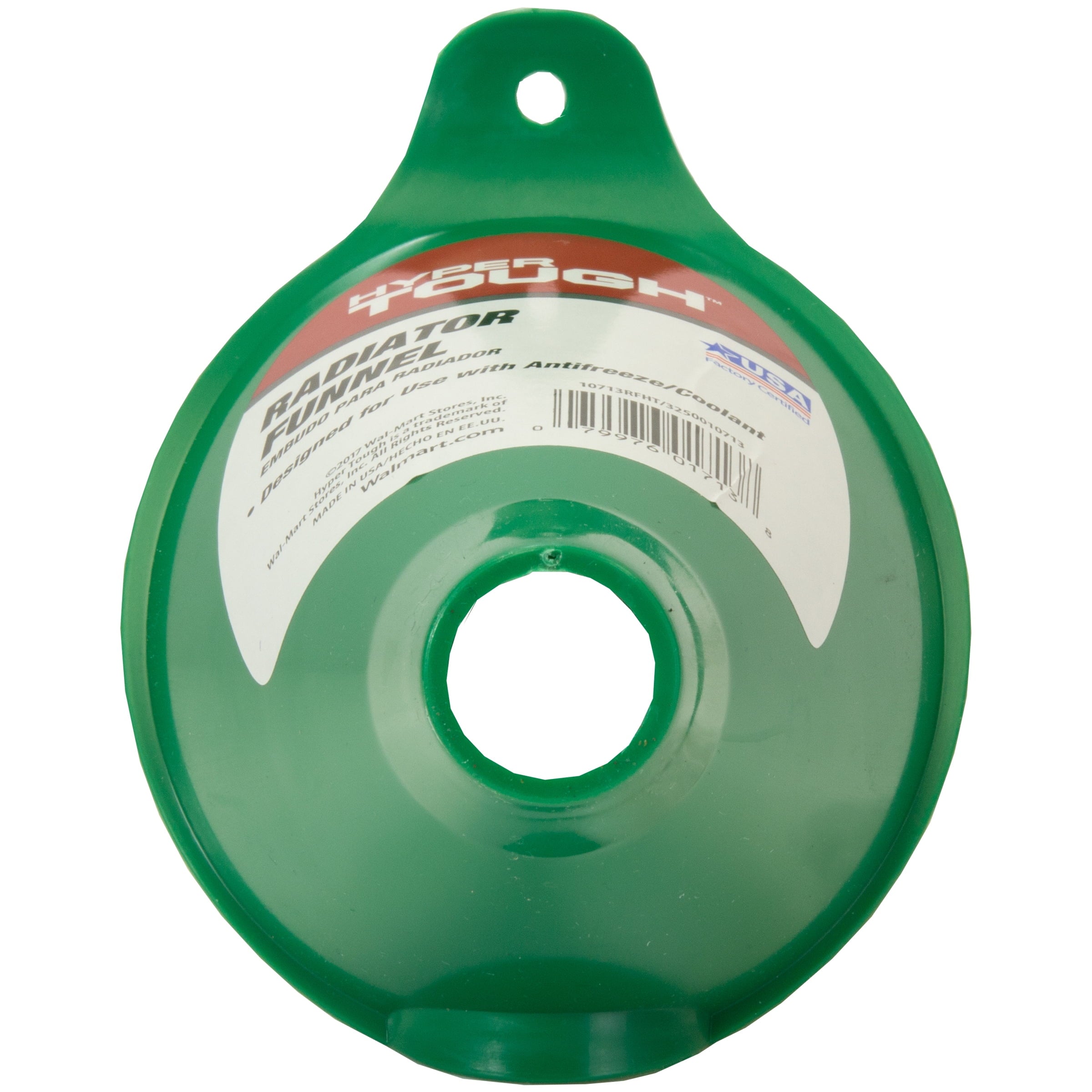Hyper Tough Big Mouth Automotive Plastic Funnel, Green, 10713RFHT, 1 Each
